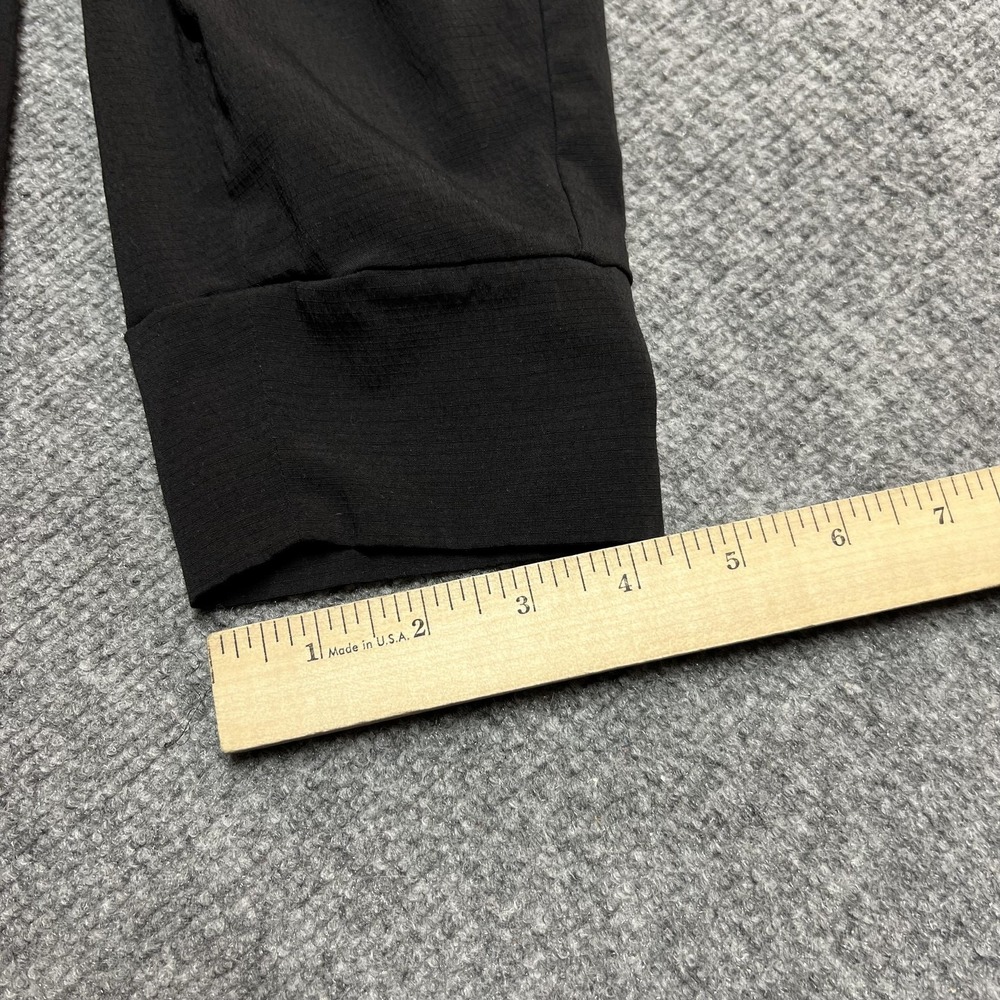 Athleta Jogger Pants Womens 6 Black Trekkie North Elastic Waist Zip Pockets - Picture 13 of 13